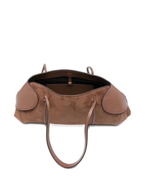 NEOUS panelled shoulder bag - Brown