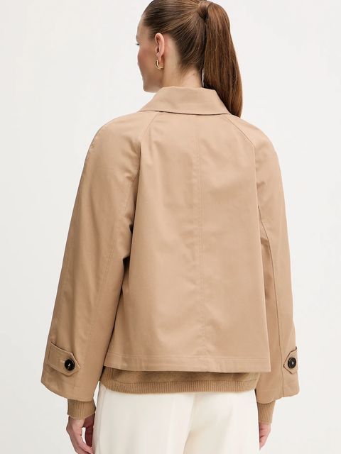 Marella płaszcz dwustronny z dodatkiem wełny kolor beżowy 2523026021200 - zdjęcie produktu nr 2