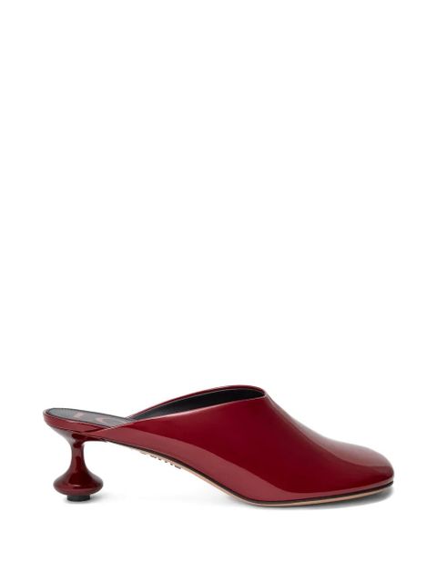 LOEWE Toy leather mules - Red - zdjęcie produktu nr 1