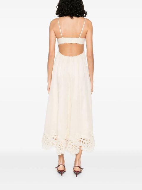 ZIMMERMANN floral-embroidered dress - Neutrals - zdjęcie produktu nr 2