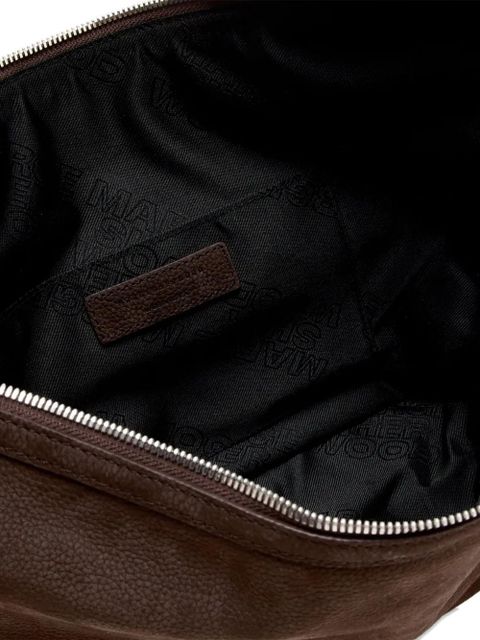 Marge Sherwood buckle-fastening crescent shoulder bag - Brown