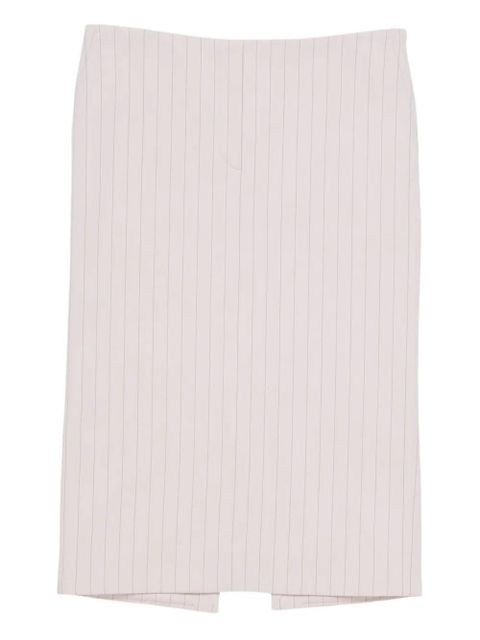 Acne Studios pinstripe midi skirt - Neutrals - zdjęcie produktu nr 1