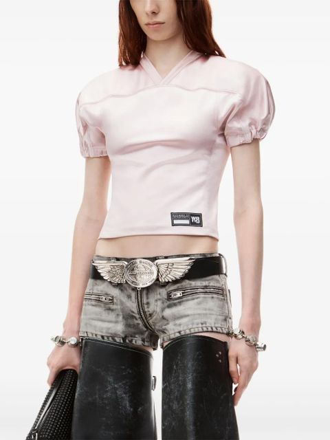 Alexander Wang Football padded jersey T-shirt - Pink