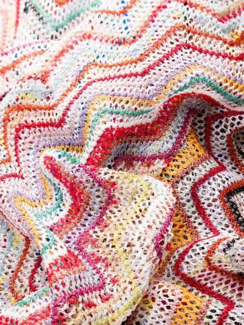 Missoni zigzag sarong skirt - Red - zdjęcie produktu nr 2