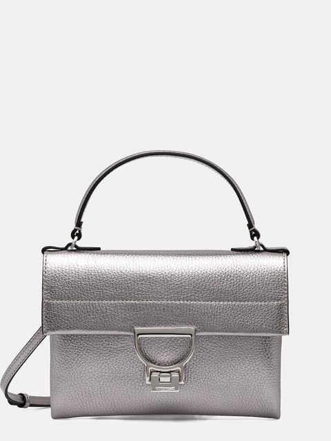 Coccinelle torebka skórzana Arlettis kolor srebrny E1 MD5 19 03 01 - zdjęcie produktu nr 1