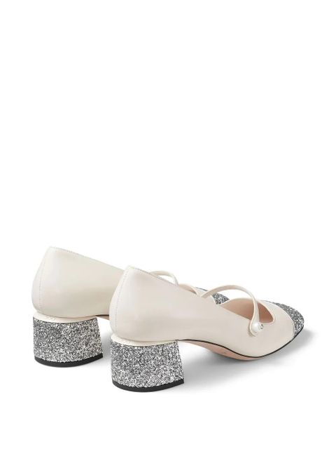 Jimmy Choo 45mm Elisa pumps - White