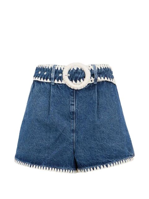 FARM Rio pocket crochet shorts - Blue - zdjęcie produktu nr 1