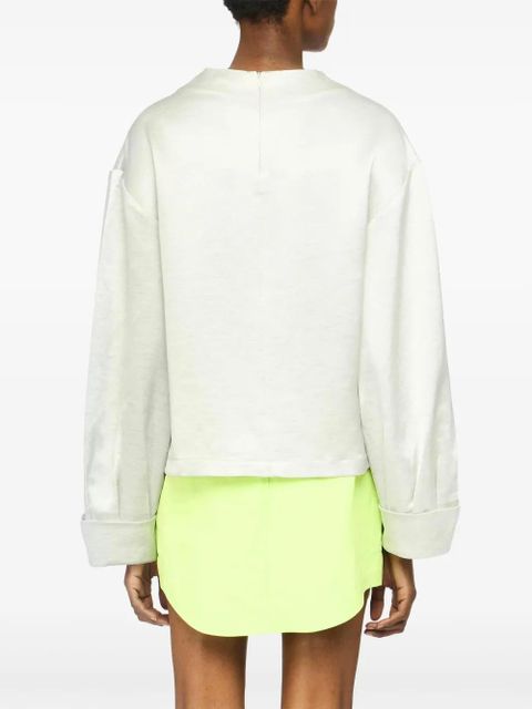 JW Anderson turn-up cuffs blouse - White
