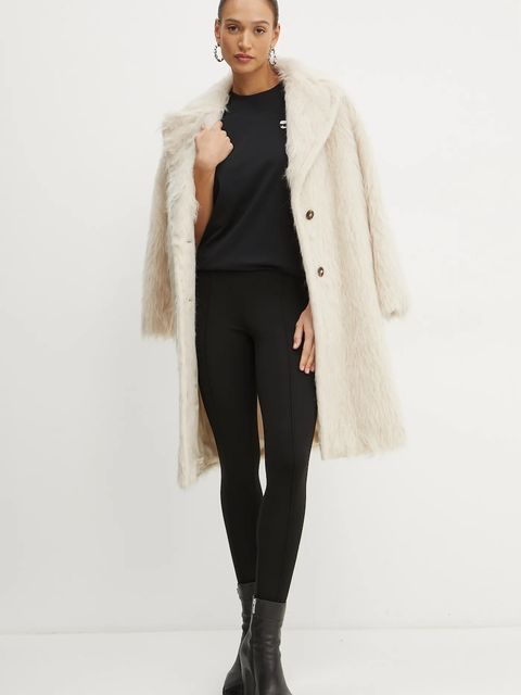 Karl Lagerfeld t-shirt bawełniany IKON damski kolor czarny A1W17025