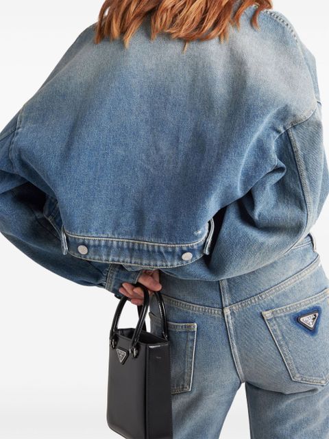 Prada low-rise organic-denim jeans - Blue