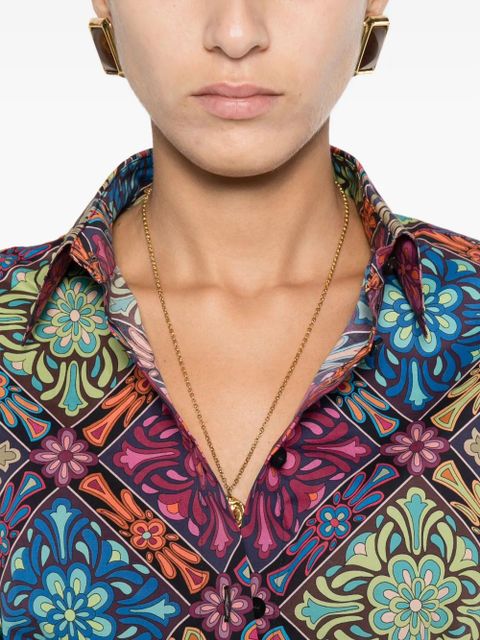 ETRO floral-print shirt - Pink