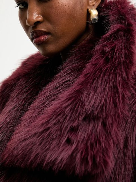 Answear.LAB kurtka kolor bordowy