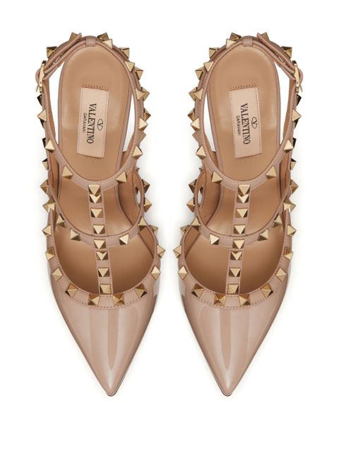 Valentino Garavani 10mm Rockstud caged pumps - Neutrals