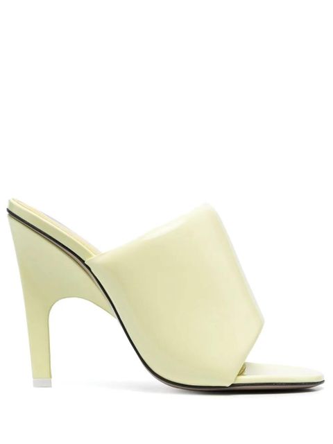 The Attico Rem 120mm open toe mules - Yellow - zdjęcie produktu nr 1