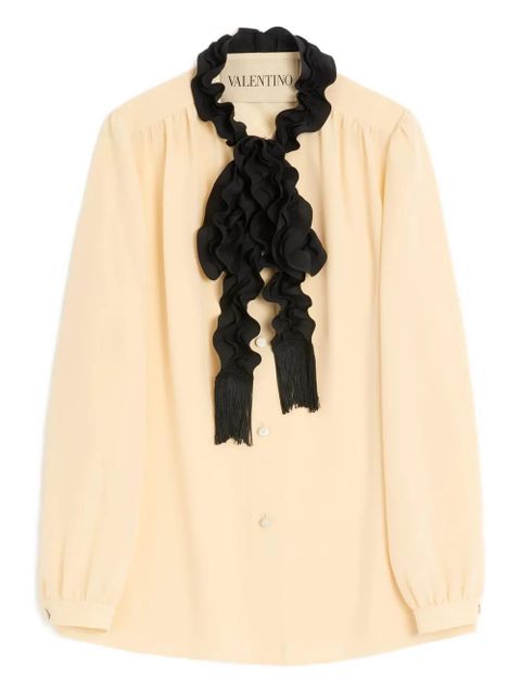 Valentino Garavani crepe de chine shirt - Neutrals - zdjęcie produktu nr 1