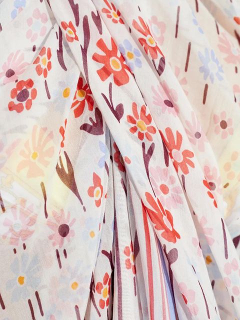 Lanvin floral-pattern beach dress - White - zdjęcie produktu nr 2