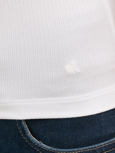 Calvin Klein t-shirt damski kolor biały K20K208052