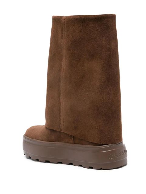 Casadei 80mm New Double Face boots - Brown