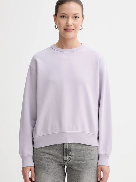 Levi's bluza bawełniana damska kolor fioletowy gładka A8789 - zdjęcie produktu nr 1