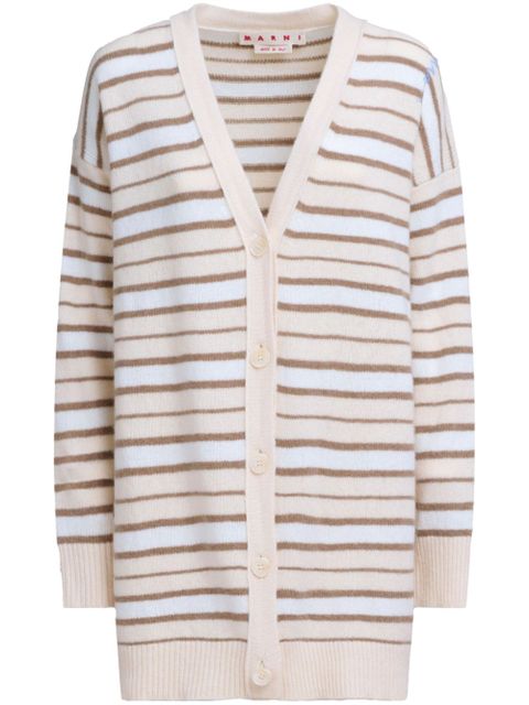 Marni striped cardigan - Neutrals - zdjęcie produktu nr 1