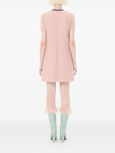 Valentino Garavani bow-detail mini dress - Pink