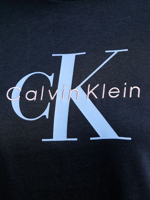 Calvin Klein Jeans t-shirt bawełniany damski kolor granatowy LV047B865G