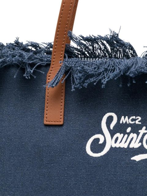 MC2 Saint Barth frayed tote bag - Blue