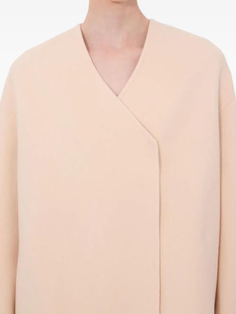 LouLou de Saison MAARA asymmetric collarless jacket - Neutrals