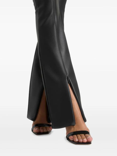 Manière De Voir Ninon split-leg flared trousers - Black