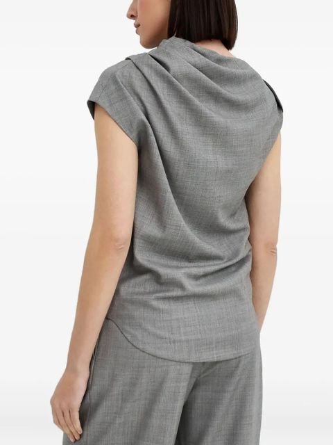 LouLou de Saison Lyra blouse - Grey