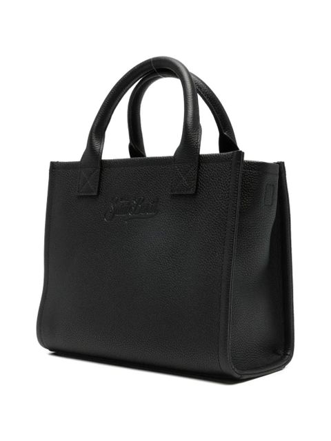 MC2 Saint Barth midi Vanity debossed top-handle tote bag - Black