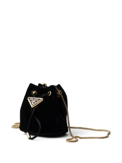 Prada velvet mini bag - Black - zdjęcie produktu nr 2