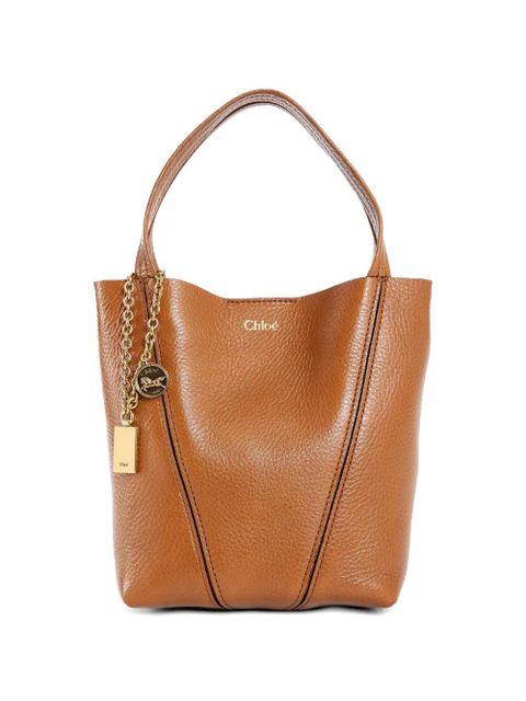 Chloé small Spin tote bag - Brown - zdjęcie produktu nr 2