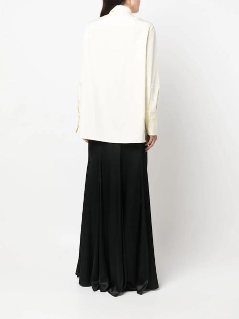 Givenchy pussy-bow silk blouse - Neutrals