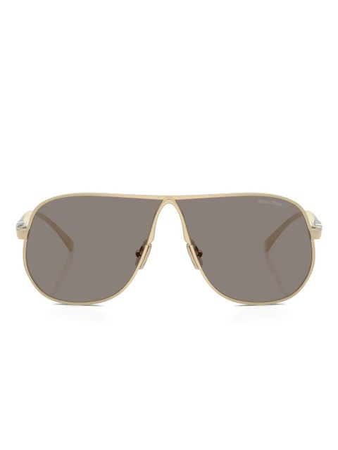 Miu Miu Eyewear pilot-frame sunglasses - Gold