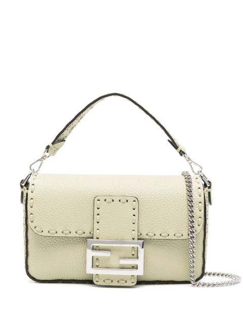 FENDI mini Baguette cross body bag - Green - zdjęcie produktu nr 1