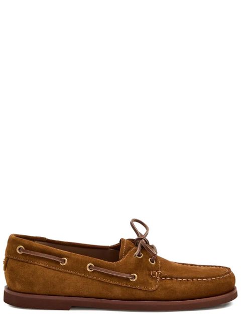 Gianvito Rossi Vande round-toe boat shoes - Brown - zdjęcie produktu nr 2