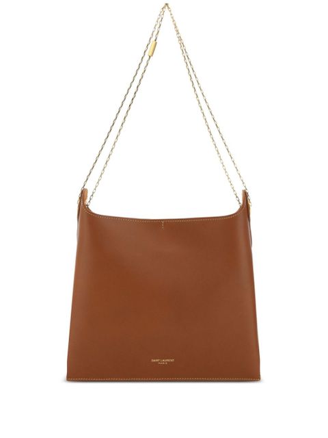 Saint Laurent leather shoulder bag - Brown