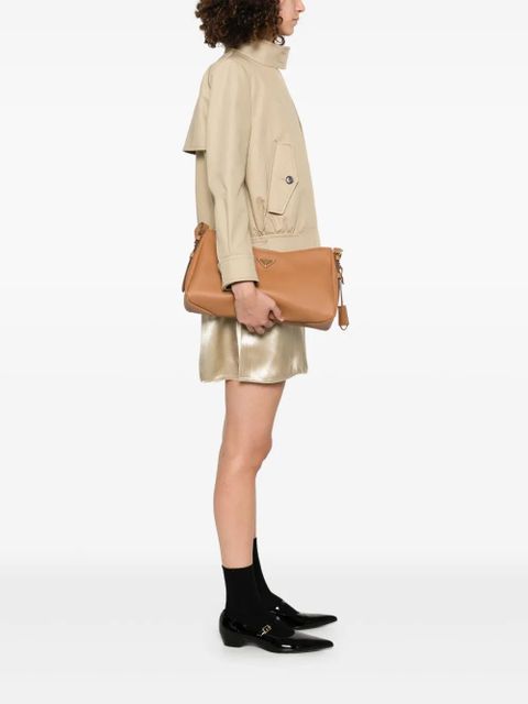 Prada leather shoulder bag - Neutrals - zdjęcie produktu nr 2