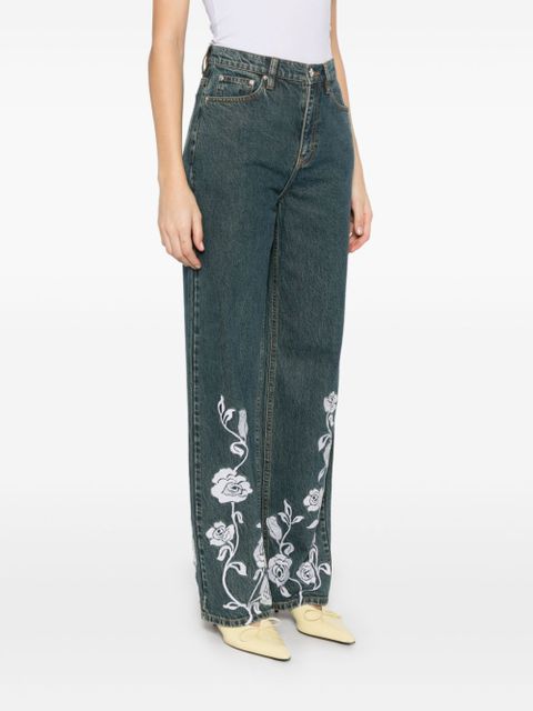 ROTATE BIRGER CHRISTENSEN straight-leg jeans - Blue