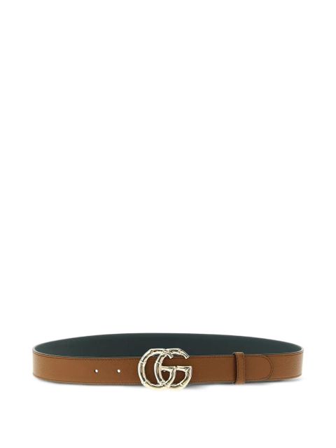 Gucci buckle leather belt - Brown - zdjęcie produktu nr 1