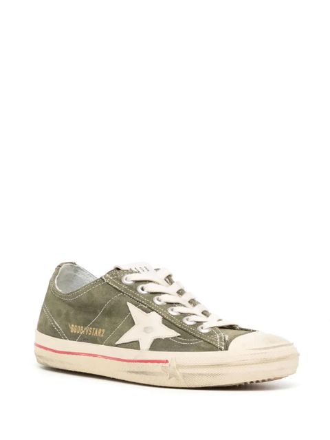 Golden Goose V-Star leather sneakers - Green - zdjęcie produktu nr 2