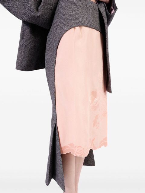 Prada embroidered silk skirt - Pink - zdjęcie produktu nr 2