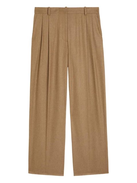 KHAITE August pleated tailored trousers - Brown - zdjęcie produktu nr 1
