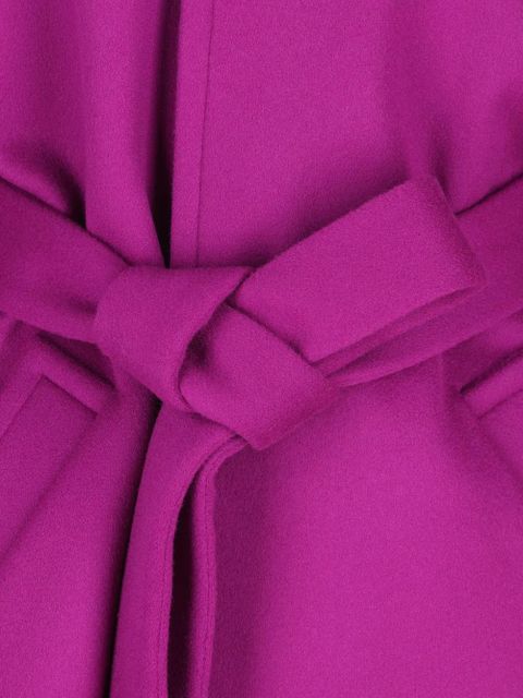 Saint Laurent wool belted coat - Pink