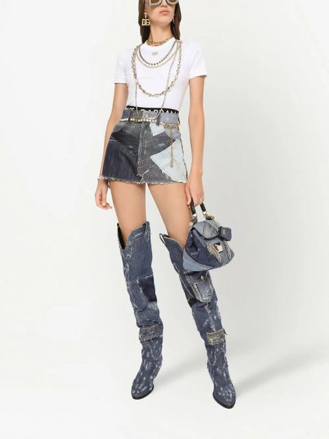 Dolce & Gabbana KIM DOLCE&GABBANA DG-logo rhinestone bracelet - Silver - zdjęcie produktu nr 2