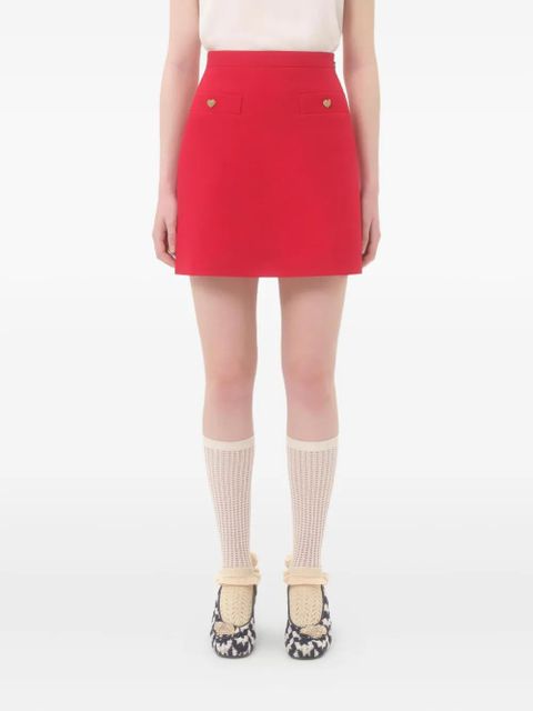 Valentino Garavani Crepe Couture mini skirt - Red - zdjęcie produktu nr 2