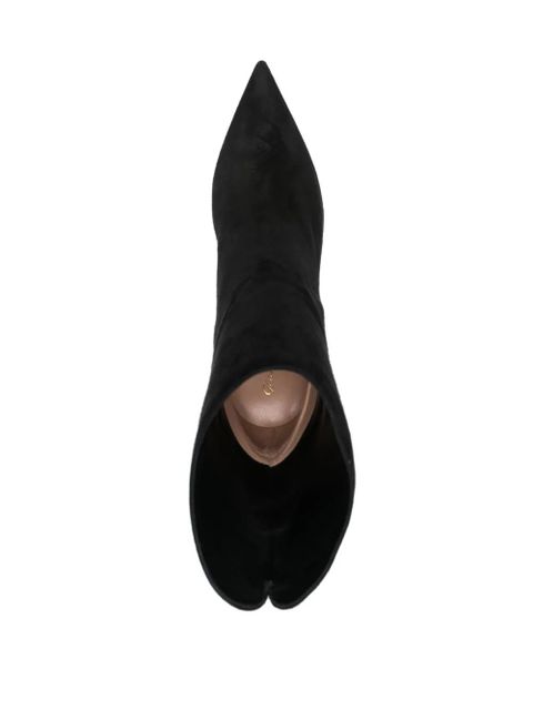 Gianvito Rossi Reus 105mm suede boots - Black