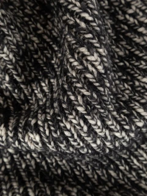 ISABEL MARANT contrast-trim scarf - Grey - zdjęcie produktu nr 2