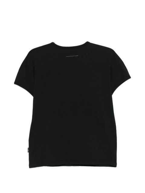 MM6 Maison Margiela lettered T-shirt - Black - zdjęcie produktu nr 2